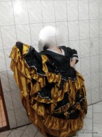 pomba gira cigana luxo com cetim xamurzi